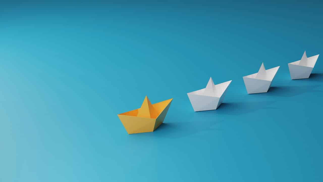 A couple of boats depicting leadership.