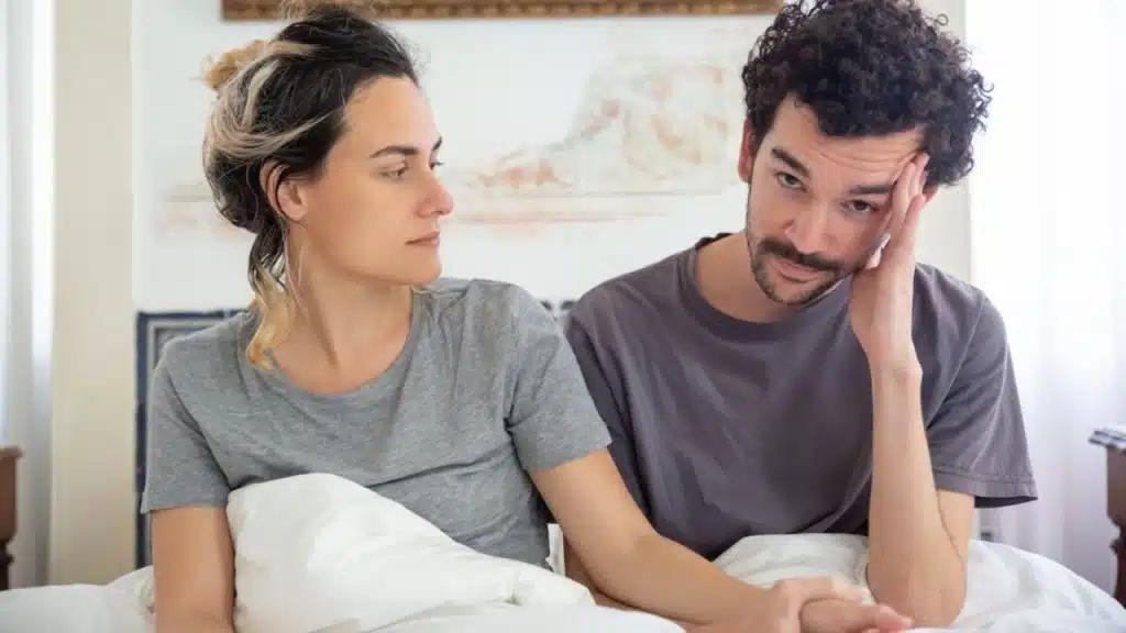Couple holding hands in facing life’s small challenges together with quiet resilience