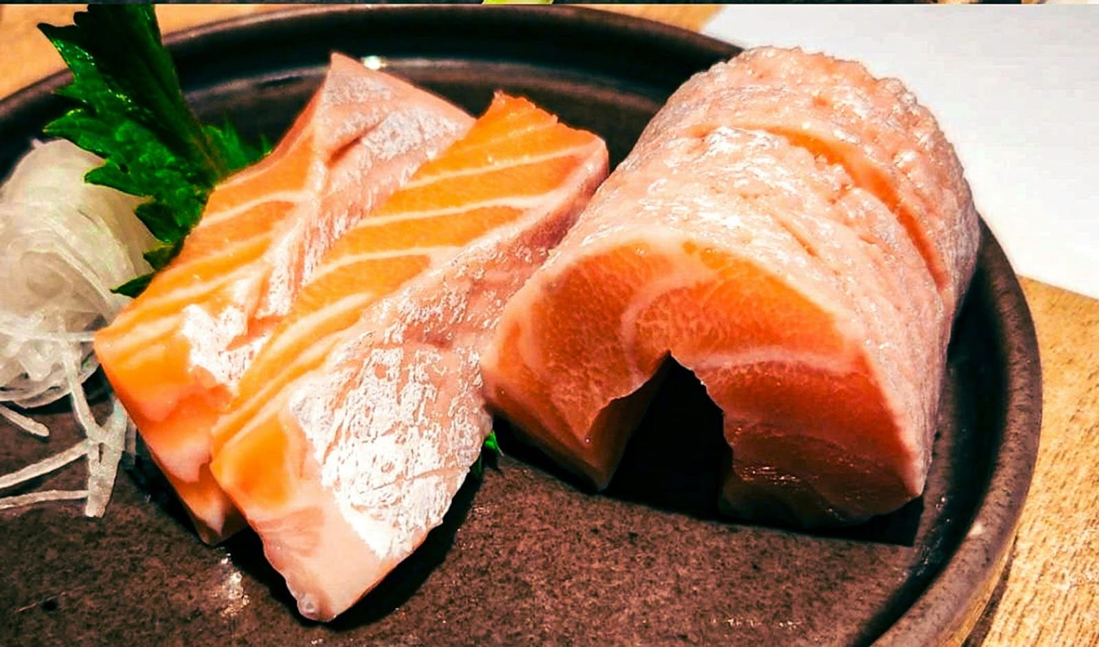 A picture of a salmon.