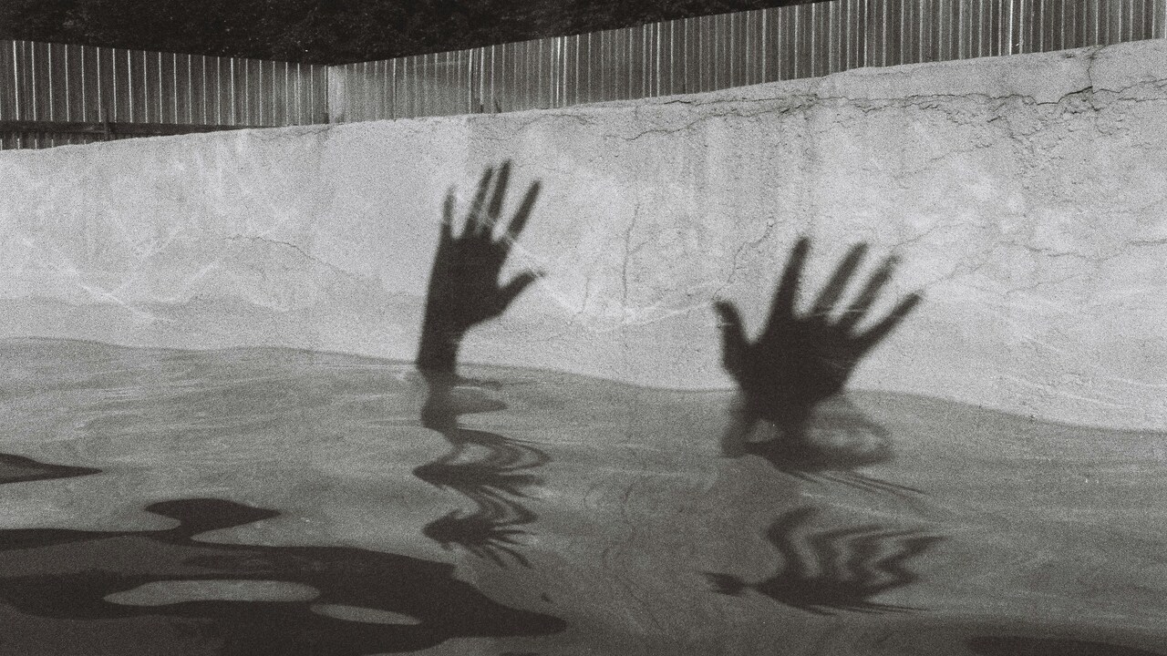 Hands asking for help.