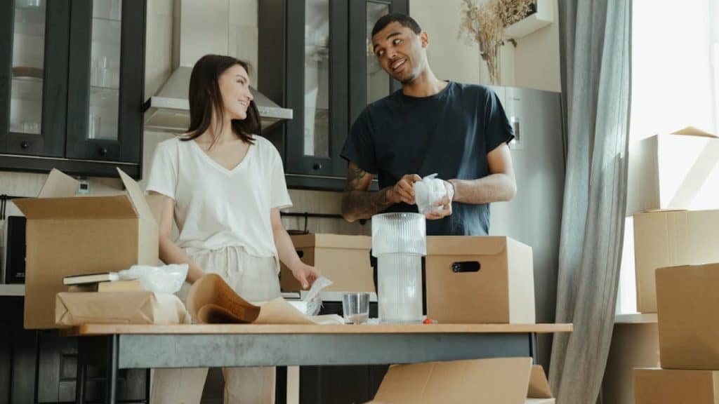 Man helping with home responsibilities, sharing the workload fairly