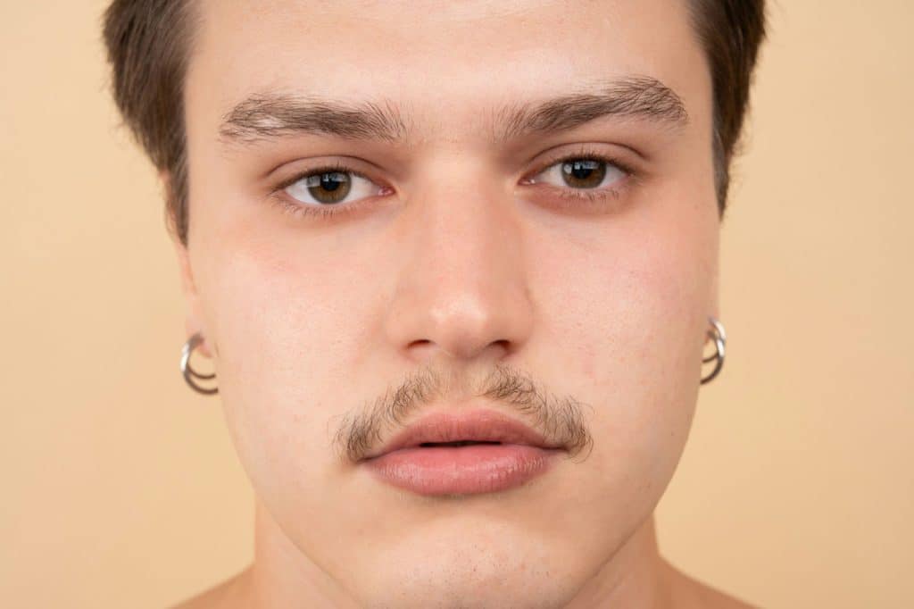 A picture of a man’s face