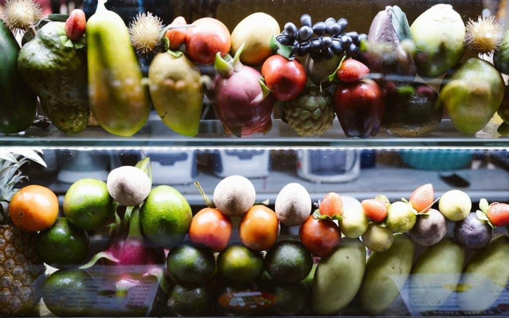 A picture of fruits.