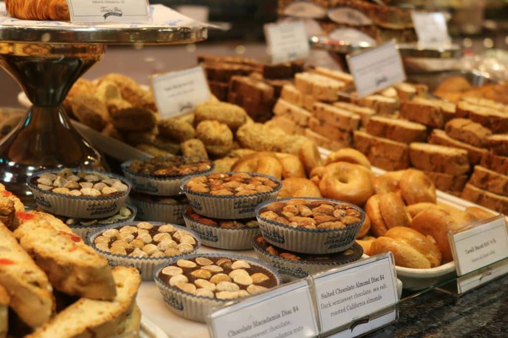 A picture of a baked goods.