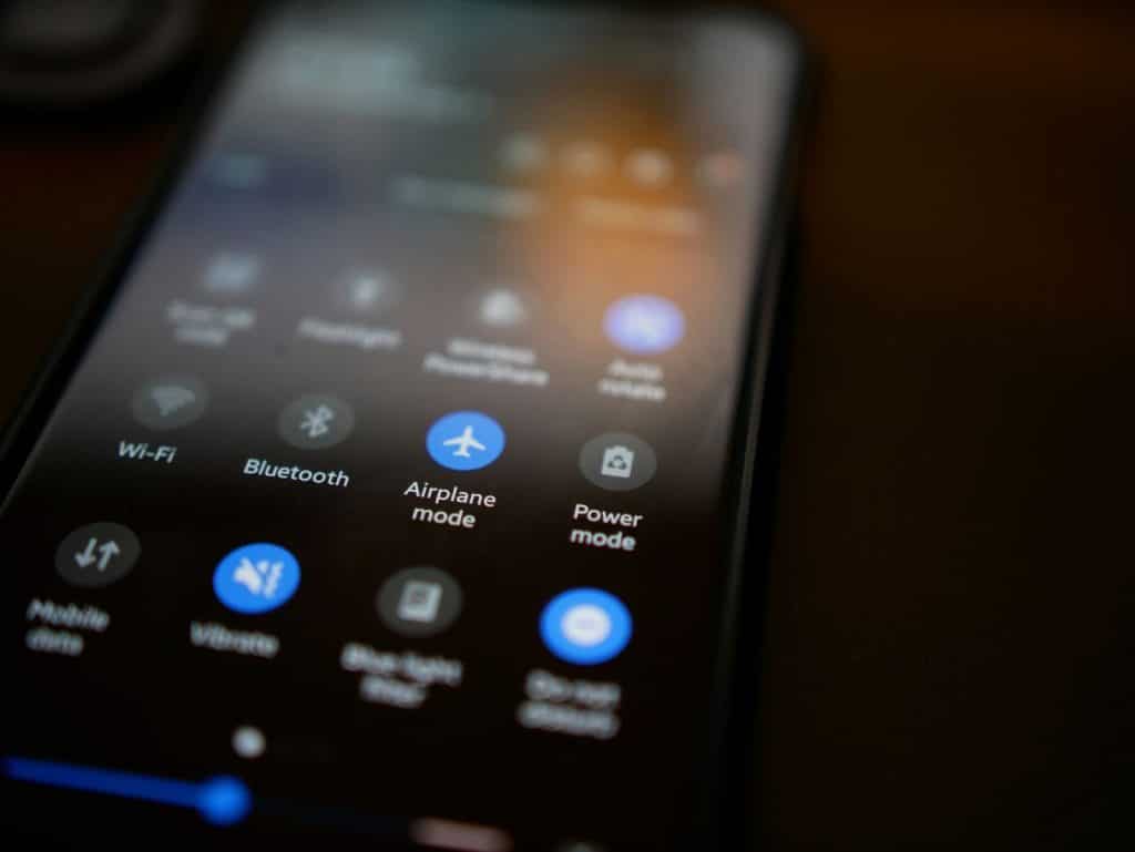 A picture of a phone’s feature.