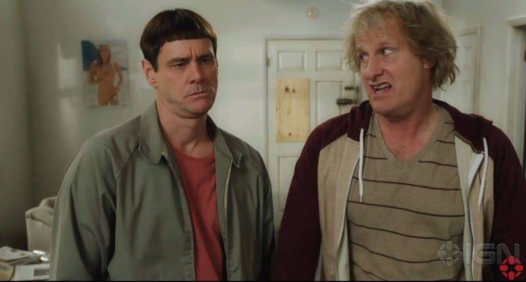 A picture of Harry and Lloyd.