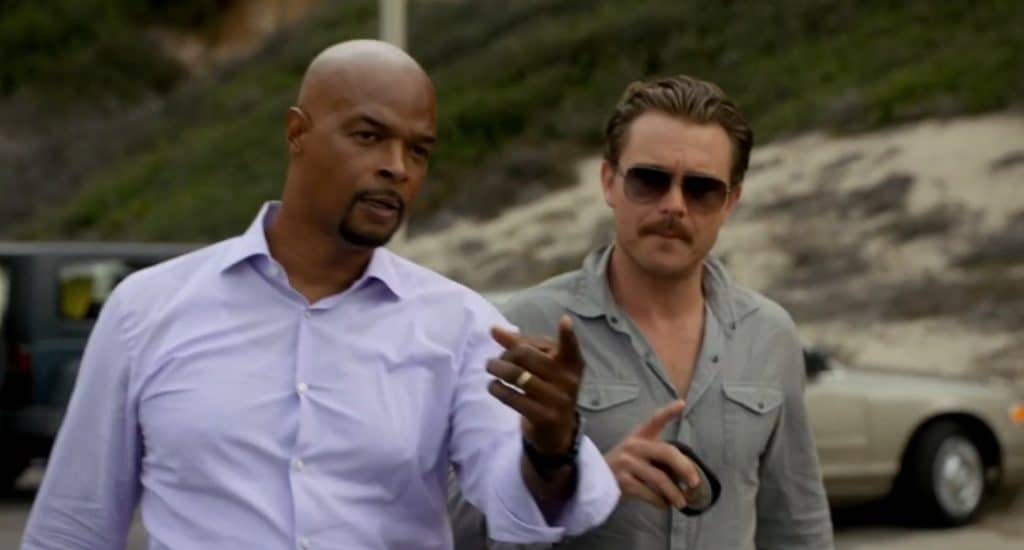 A picture of Riggs and Murtaugh.