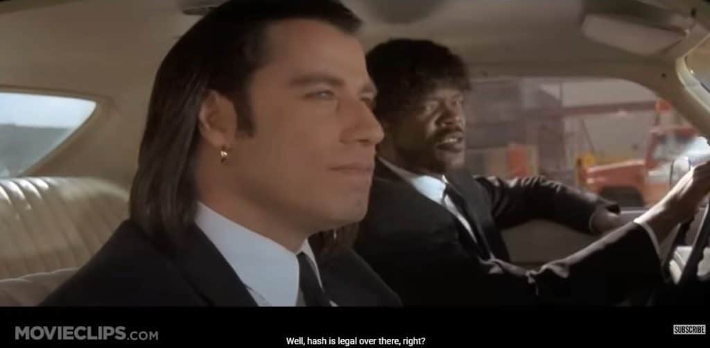 A picture of vincent and jules.