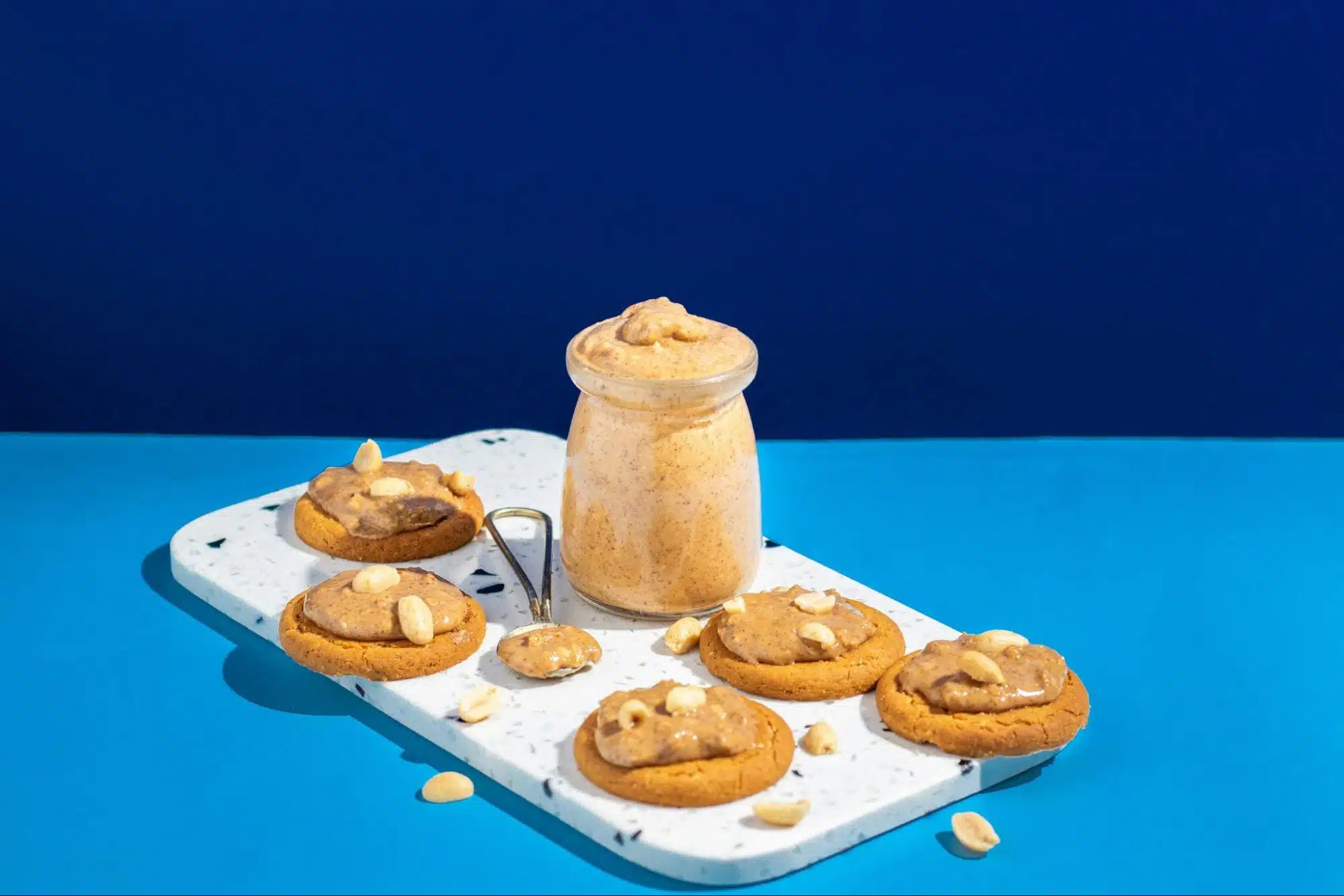 A picture of peanut butter.
