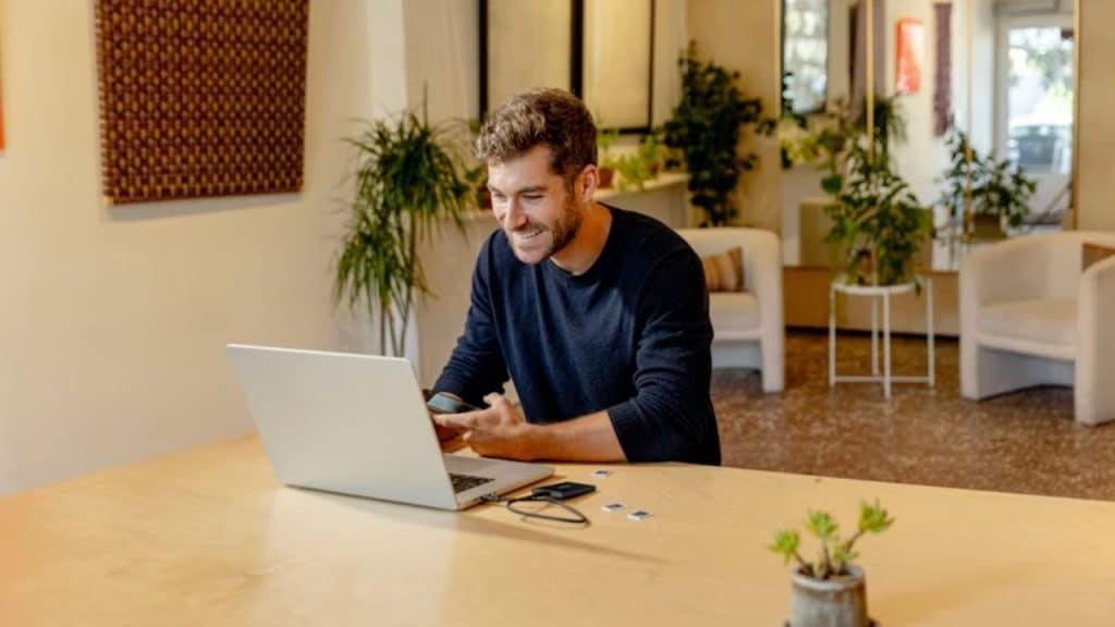 A man enjoying his work and living with integrity and consistency