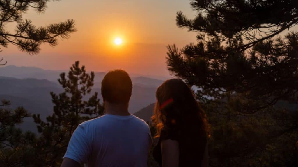 Man supporting his partnerβs emotional wellness with quiet concern
