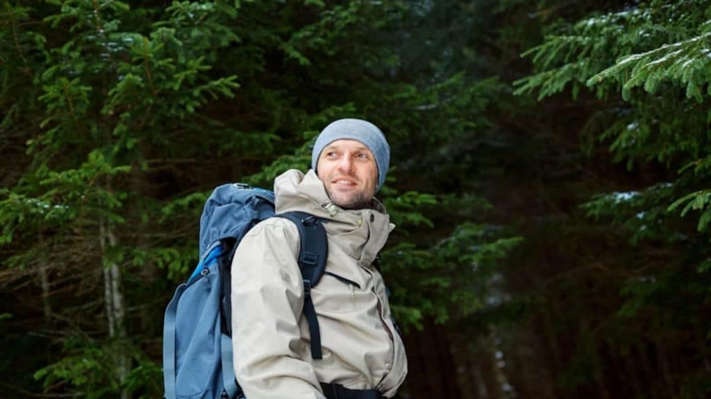 Man enjoying solitude outdoors for personal clarity.