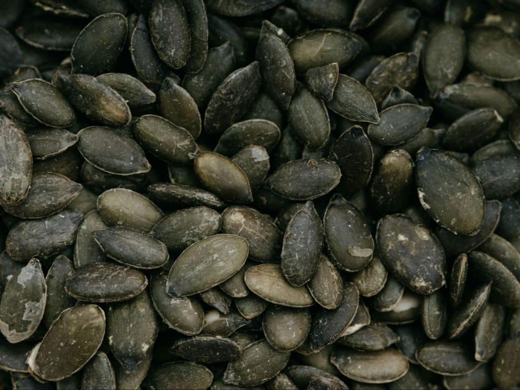 A picture of a pumpkin seeds.