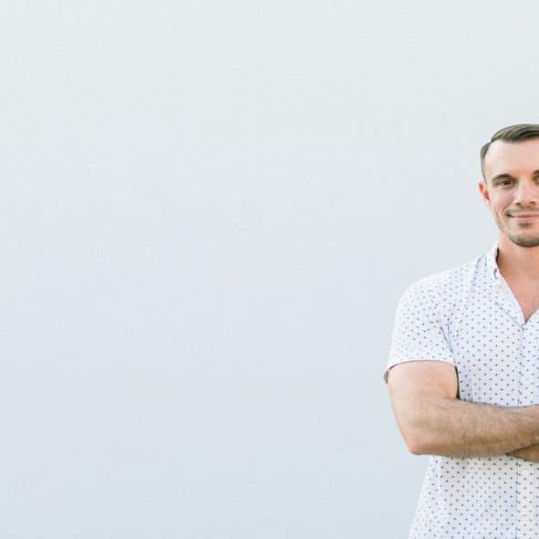 A man posing for the camera