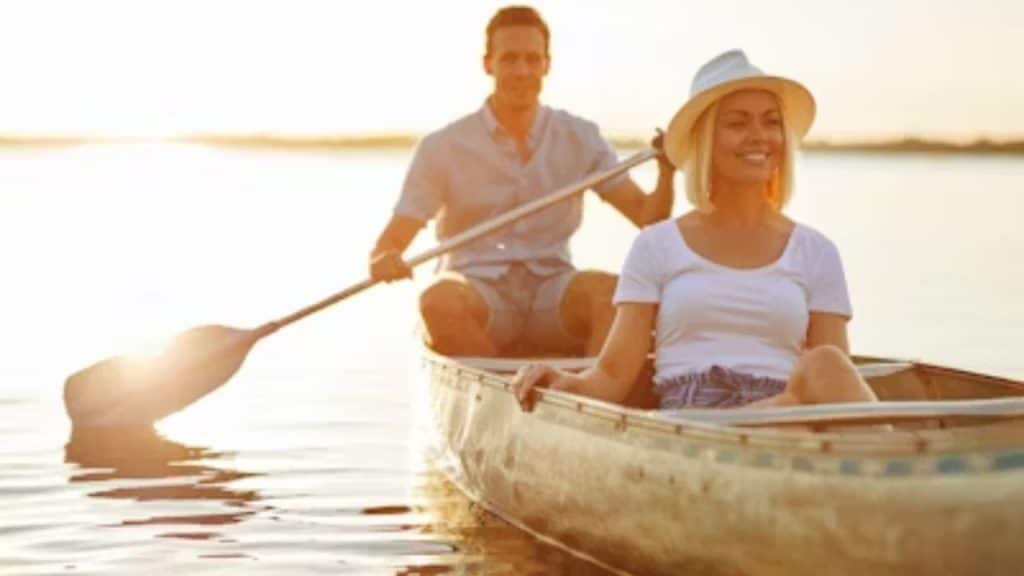 Couple experiencing emotional wellness through a calming shared hobby.