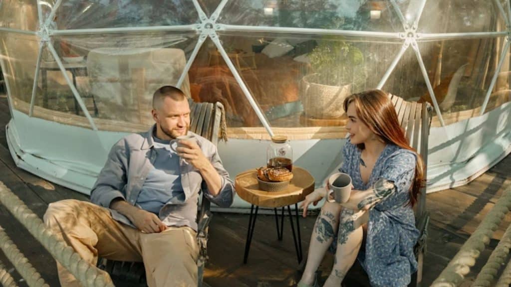 Man being fully present while his partner speaks