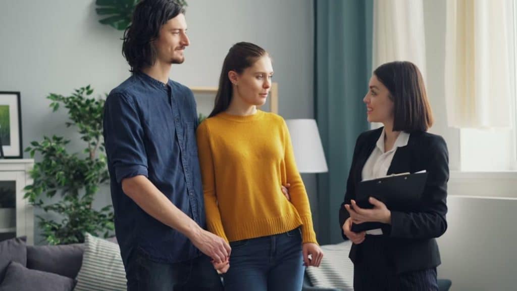 Married couple planning to buy a house.