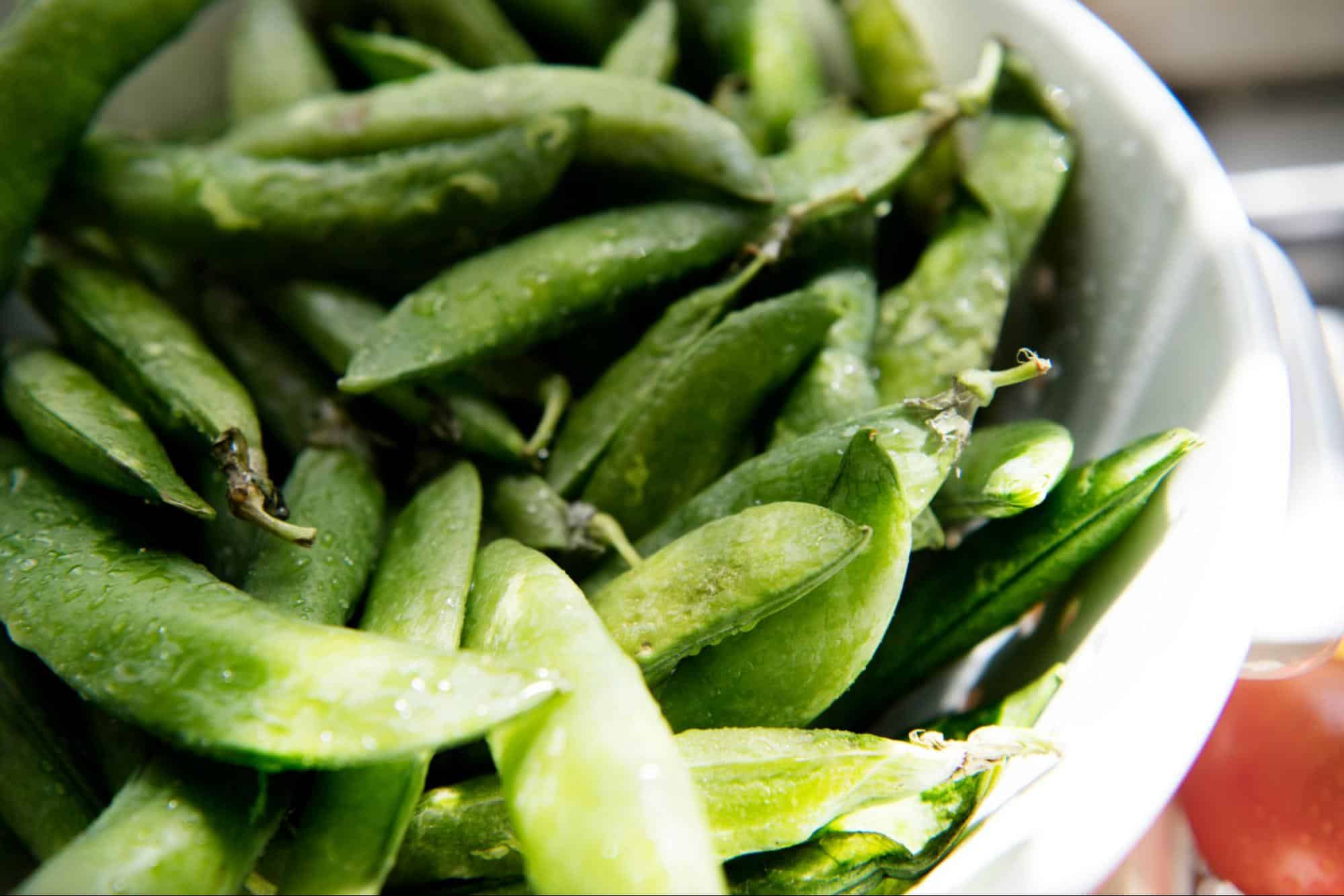 A picture of edamame.