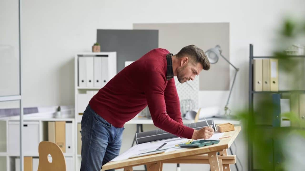 Man investing in personal growth during a dating break.