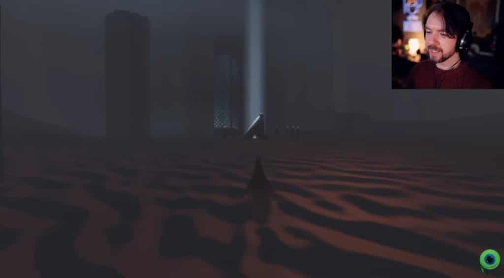 A game journey played by someone