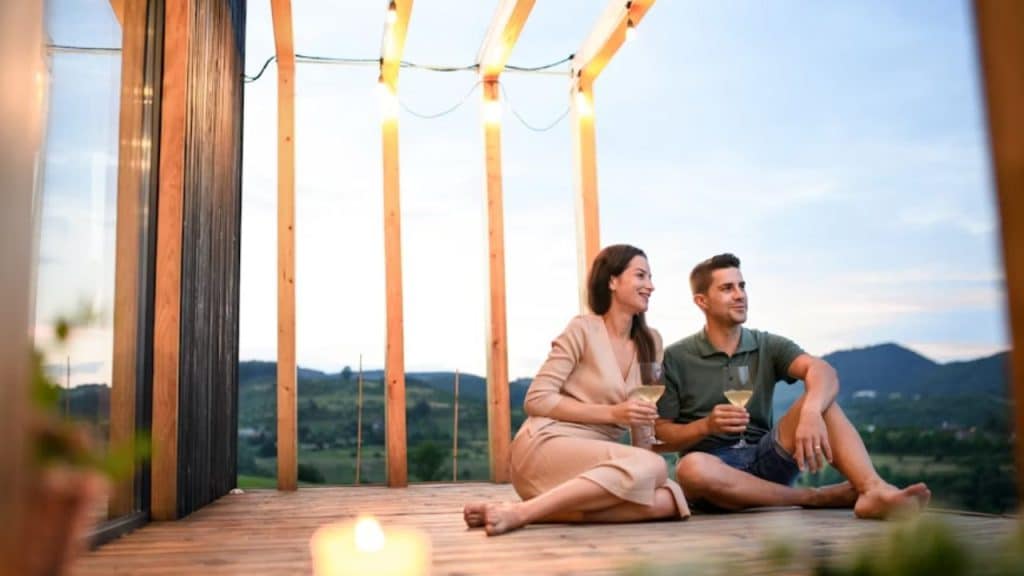 Man quietly expressing his love through reliable actions and presence