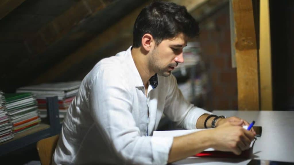 Man processing feelings of jealousy in a healthy way