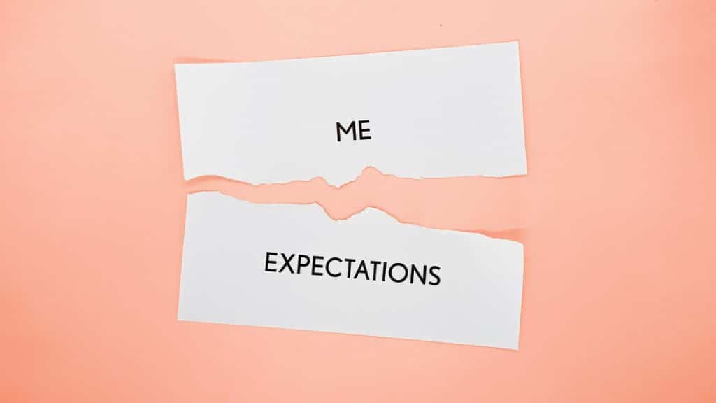 “Me” and “expectations” torn apart