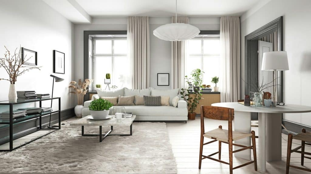 A beautiful living room
