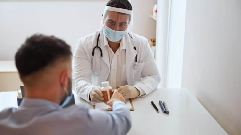 Health conscious man keeping up with regular checkups