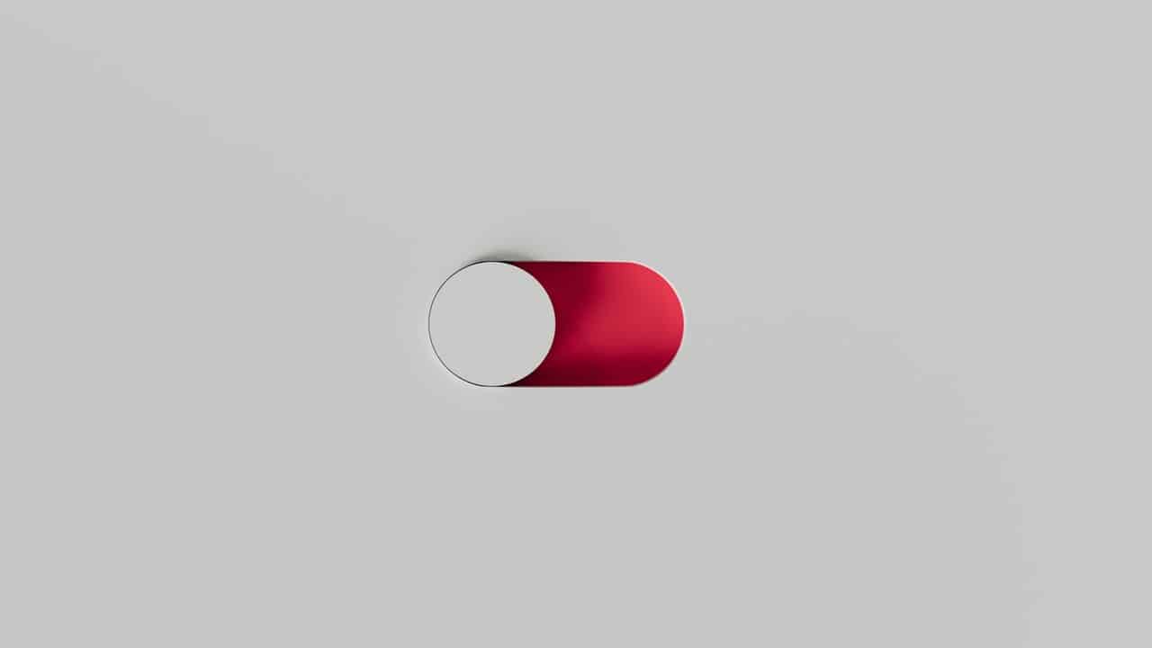 A red switch.