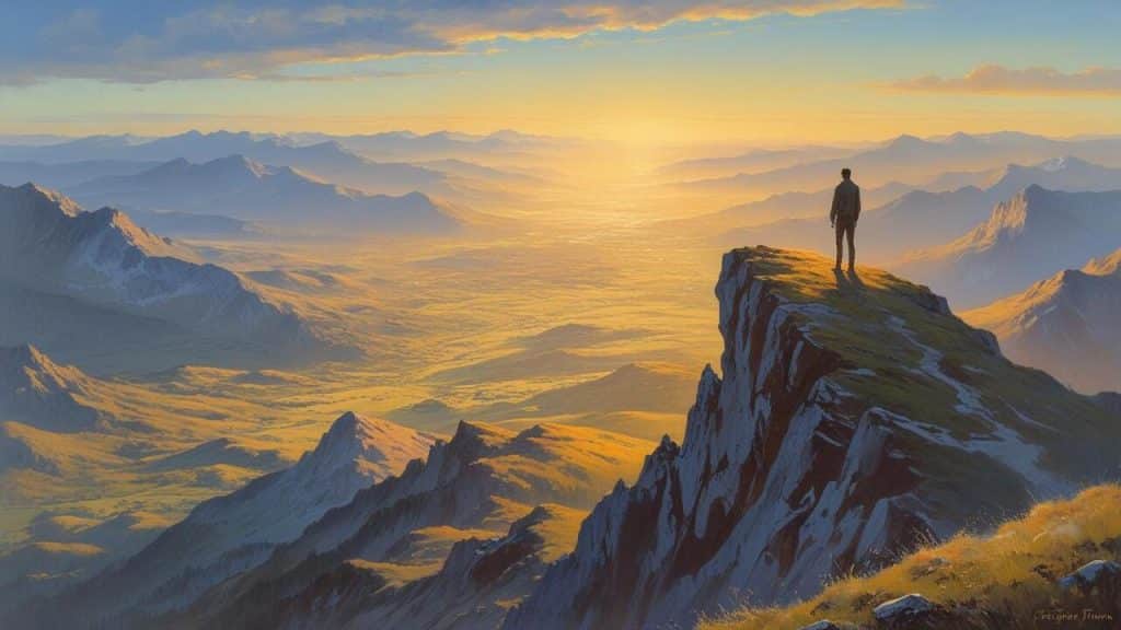 An image depicting the concept of big picture thinking