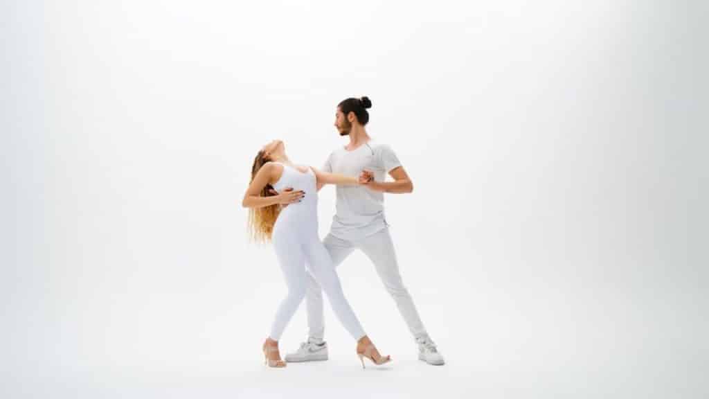 Couple re energizing their relationship through dance and movement.