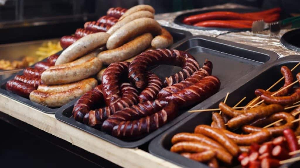 Processed meat products.