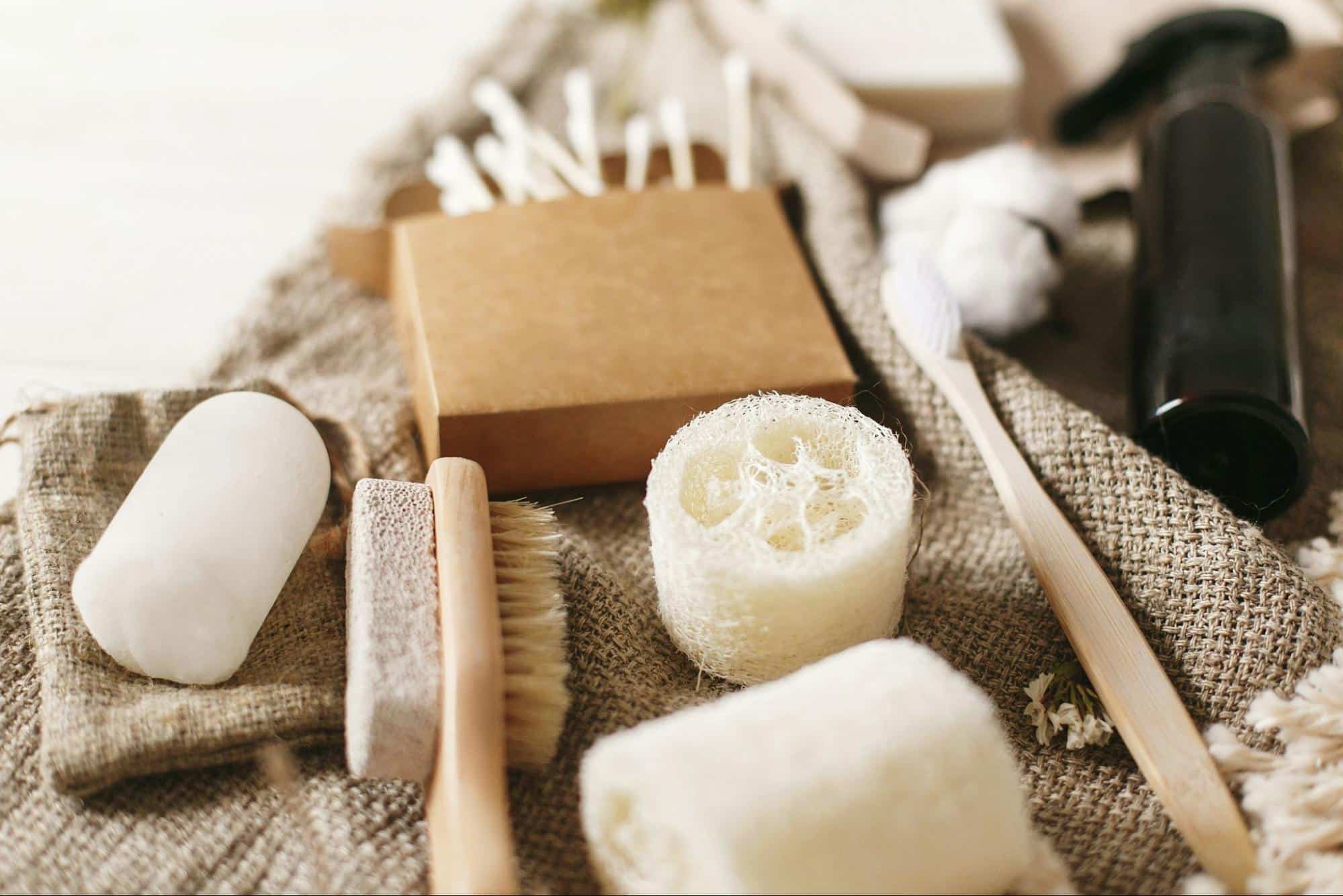 A picture of loofah.