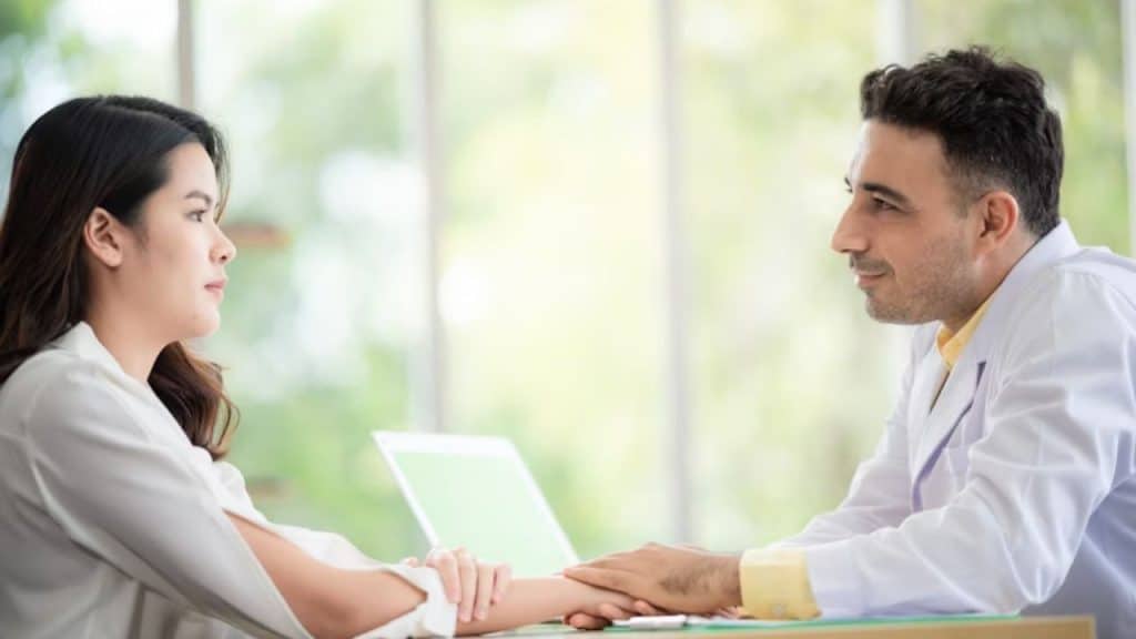 Man showing maturity by staying respectful during conflict