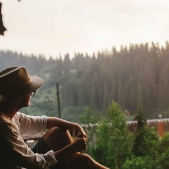 A modern, reflective man contemplating personal growth and evolving masculinity