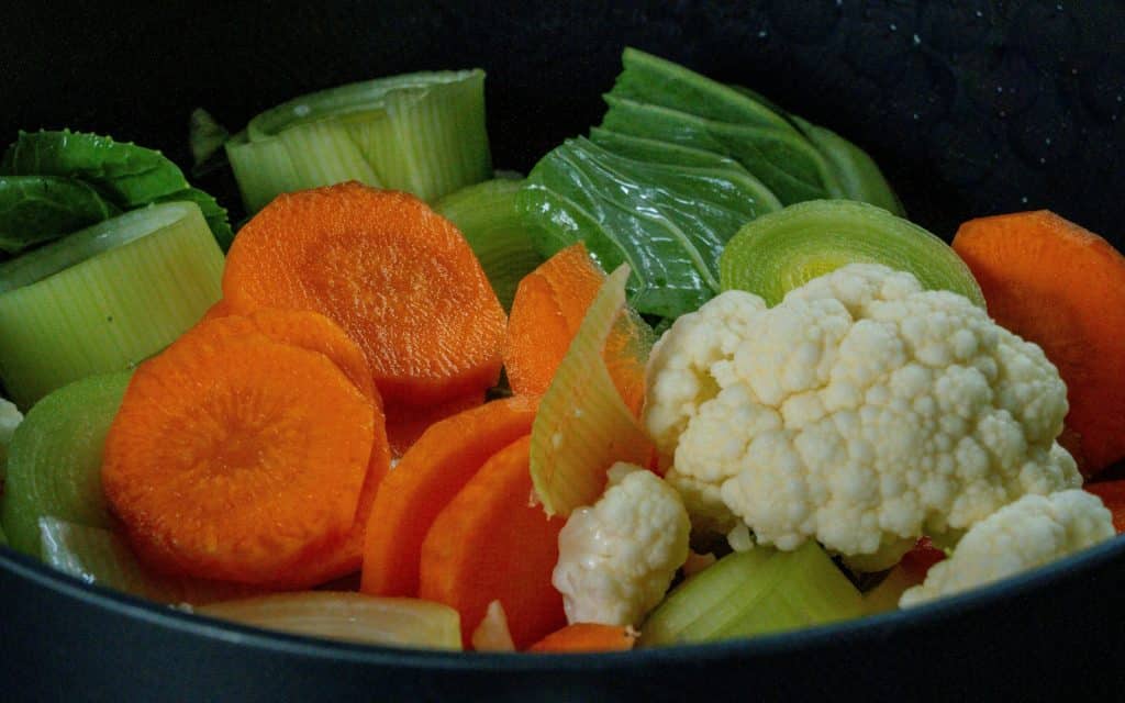 A picture of vegetables.
