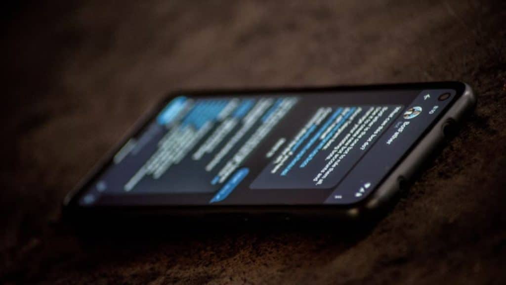 Smartphone with several clingy or overchecking messages on display.