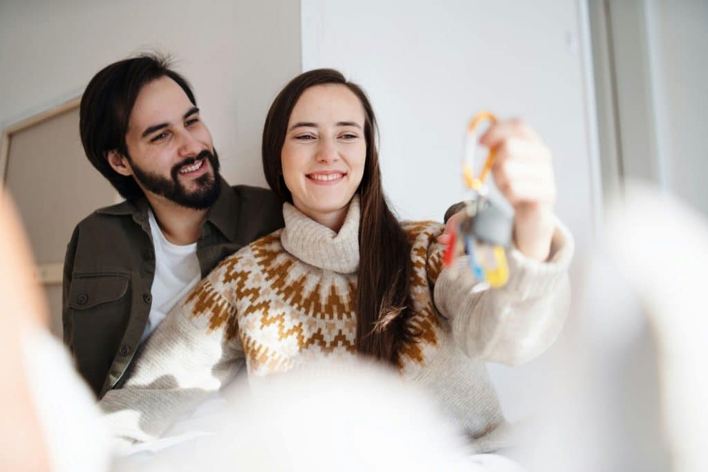 A man and woman planning a family