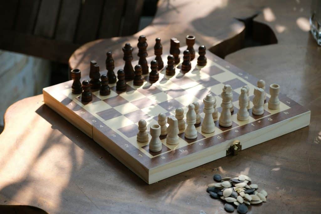 A picture of a chest board