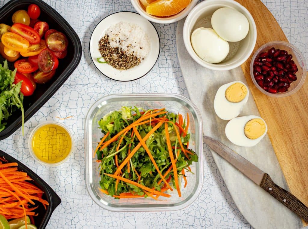 Food with protein