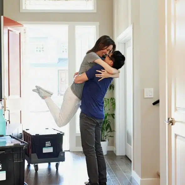 A man and woman just move in together