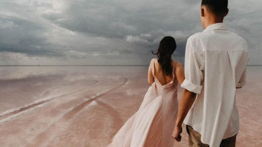 Man creating distance as emotional intimacy grows