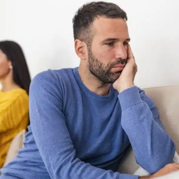 Man choosing self respect over conflict.