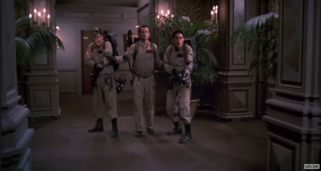 A picture of three men in the movie.