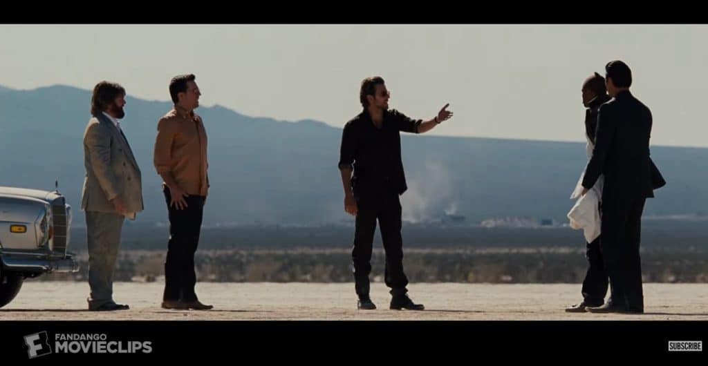 Men in the dessert.