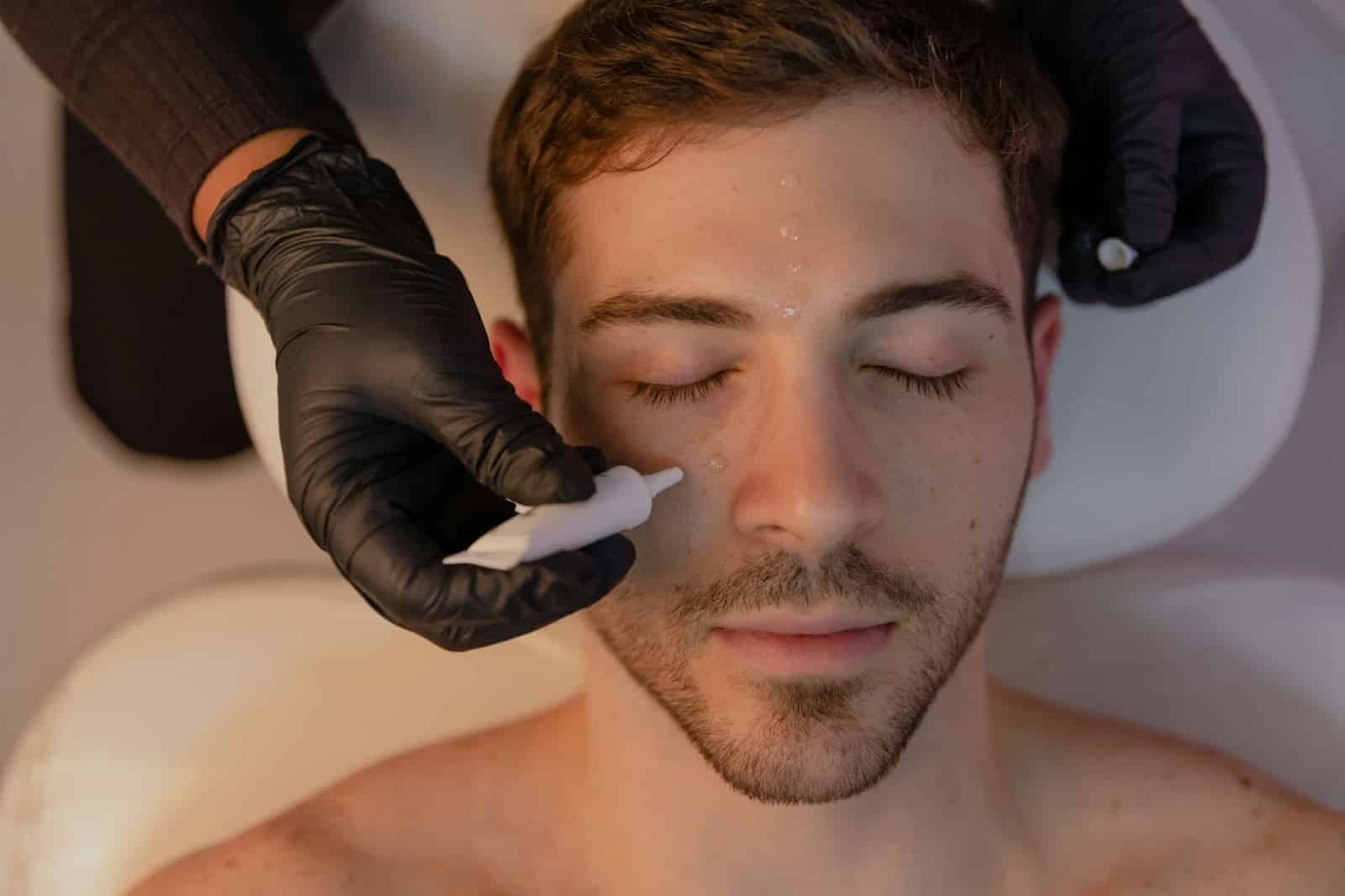 A man getting a dermatology appointment.