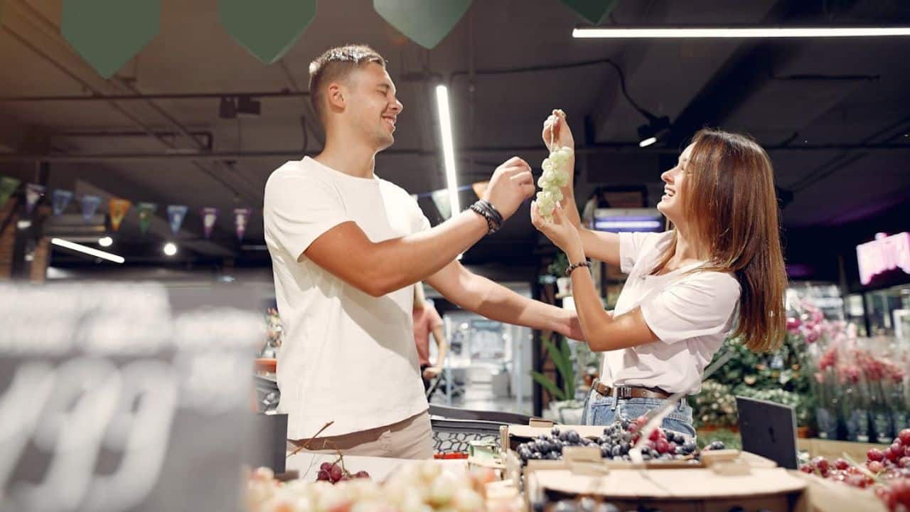Couple enjoying daily life together with ease and connection.