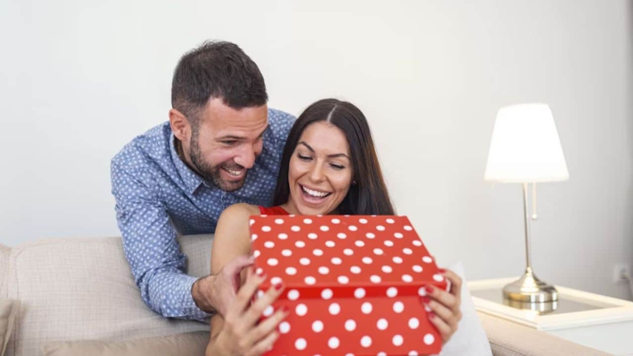 Man being thoughtful about his partner’s passions and preferences.