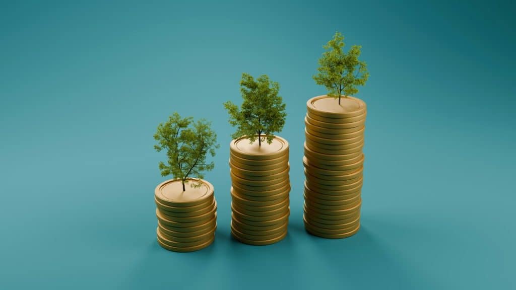 A photo depicting financial growth.